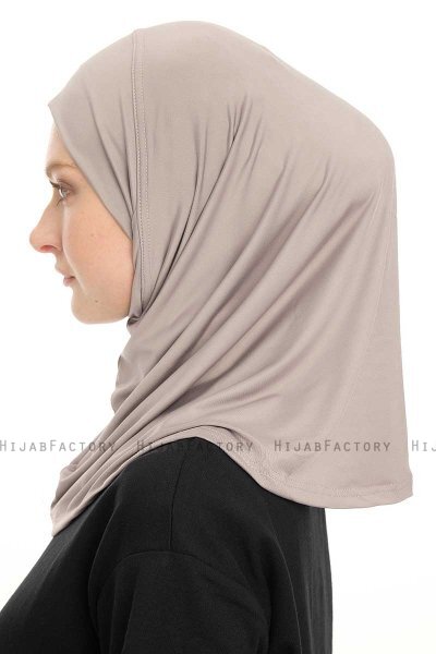 Yazmin - Hellbraun Amira Hijab Kopftuch Ready To Wear