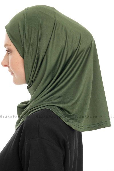 Yazmin - Khaki Amira Hijab Kopftuch Ready To Wear