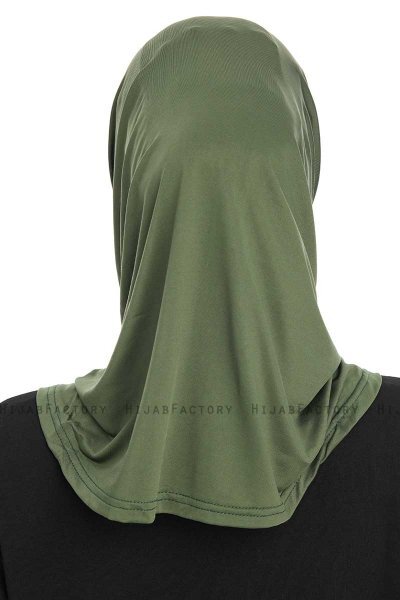 Yazmin - Khaki Amira Hijab Kopftuch Ready To Wear