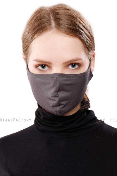 Asli - Anthrazit Sport Gesichtsmaske / Gesichtsbedeckung