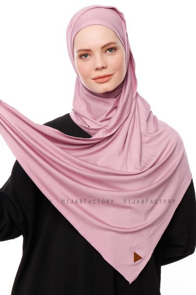 Asya - Lila Praktisch Viscose Hijab
