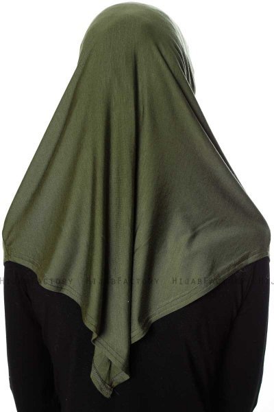 Ava - Khaki One-Piece Al Amira Hijab - Ecardin