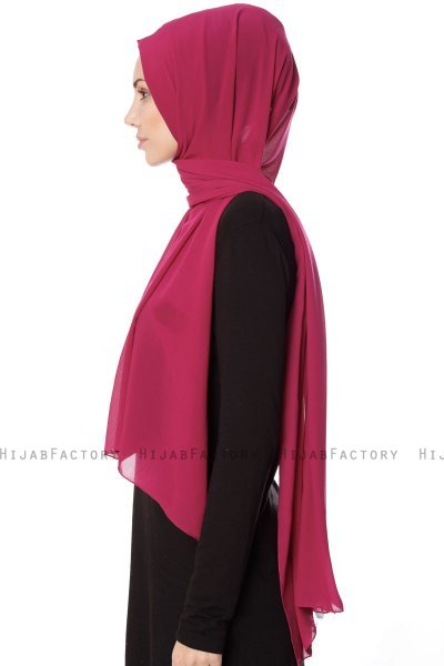 Ayla - Cerise Chiffon Hijab