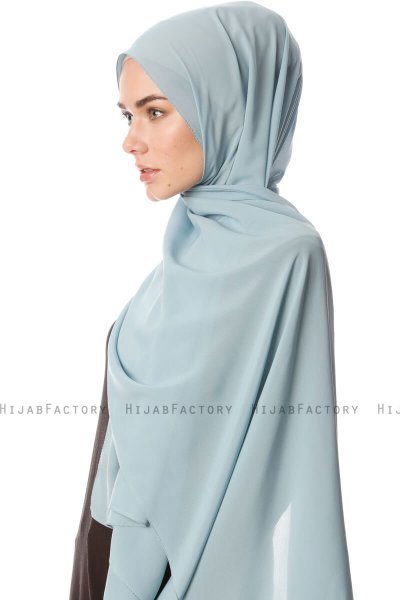 Ayla - Leichte Petrol Chiffon Hijab