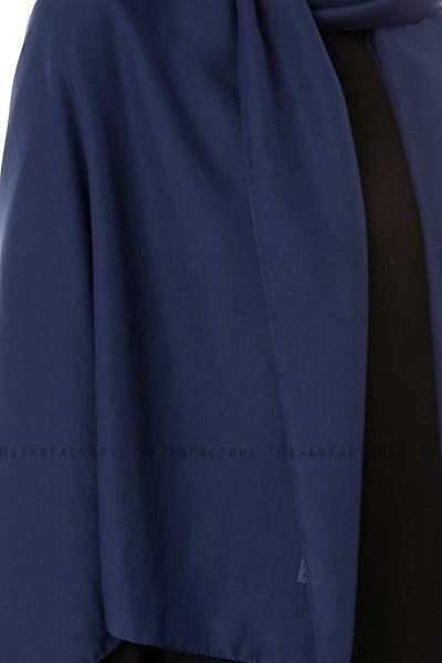 Ayla - Navy Blau Chiffon Hijab