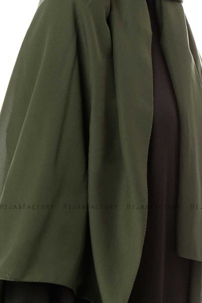 Ayla - Dunkelgrün Chiffon Hijab
