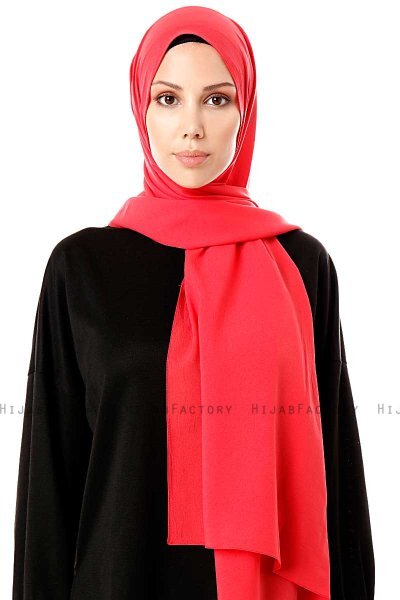 Ayla - Rot Chiffon Hijab