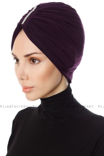 Aynur - Pflaume Turban