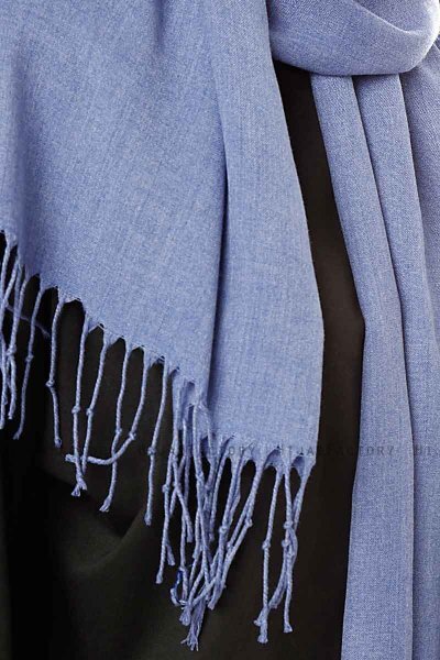 Aysel - Seeblau Pashmina Hijab - Gülsoy