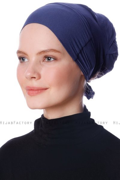 Azra - Navy Blau Parizien Untertuch - Ecardin