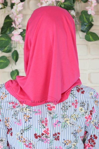 Wilda - Fuchsie Baumwolle Hijab