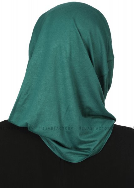 Wilda - Dunkelgrün Baumwolle Hijab
