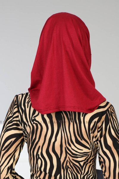 Wilda - Bordeaux Baumwolle Hijab