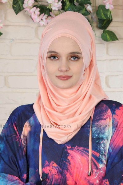 Wilda - Altrosa Baumwolle Hijab