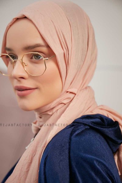 Serap - Lachsfarbe Bamboo Crash Hijab