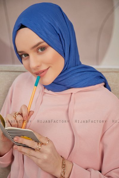 Serap - Blau Bamboo Crash Hijab