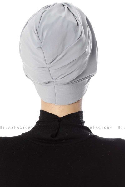 Bahar - Hellgrau Turban