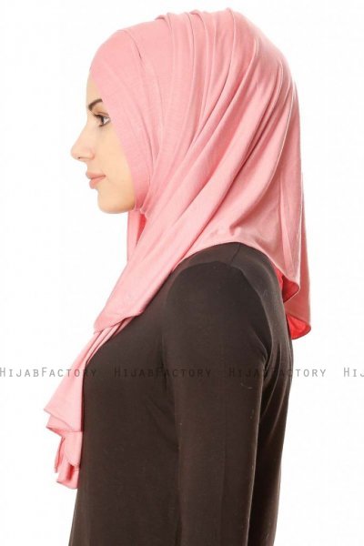 Betul - Dunkelrosa 1X Jersey Hijab - Ecardin