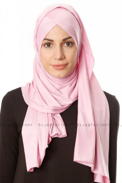 Betul - Rosa 1X Jersey Hijab - Ecardin