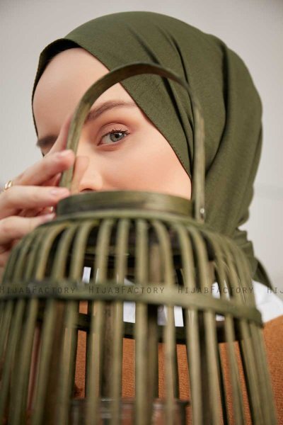 Ceyda - Khaki Cazz Hijab