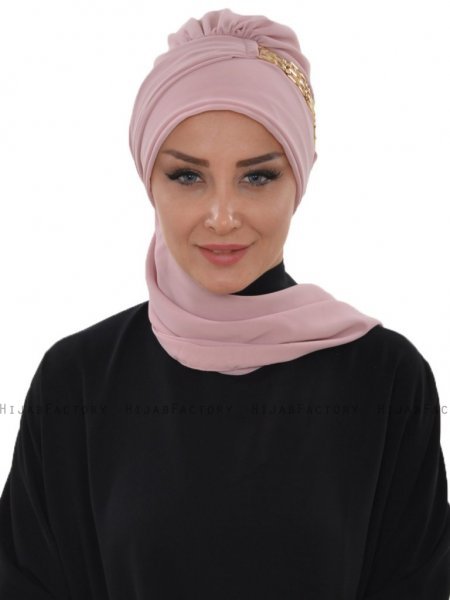 Carmen Gammelrosa Praktisk Instant One-Piece Hijab Ayse Turban 325411-1