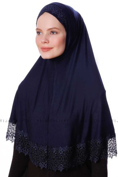Ceylan - Navy Blau Al Amira Hijab - Altobeh