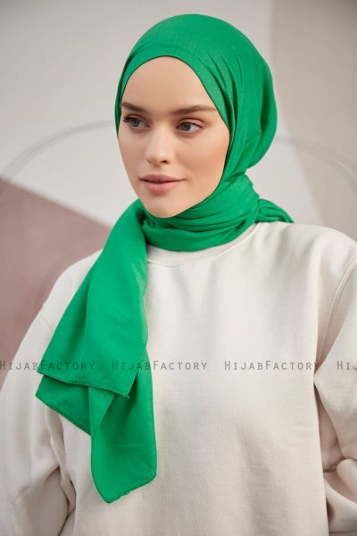 Silky Plain - Grün Hijab