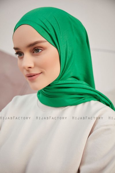 Silky Plain - Grün Hijab