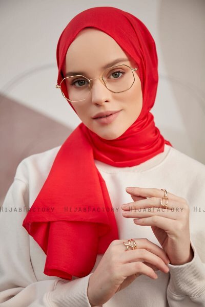 Silky Plain - Rot Hijab