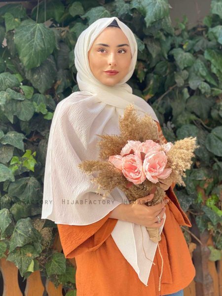 Daliya - Weiß Jazz Hijab - Mirach