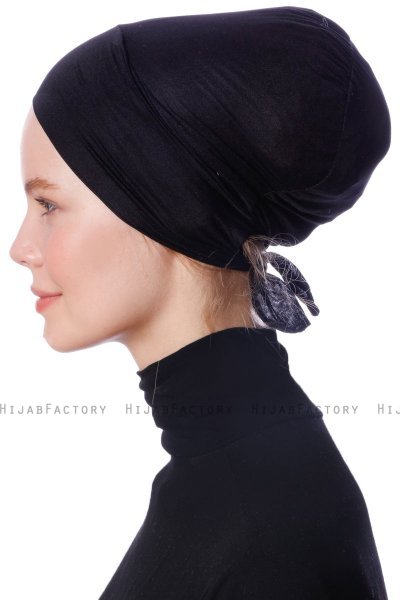 Defne - Schwarz Parizien Untertuch - Ecardin