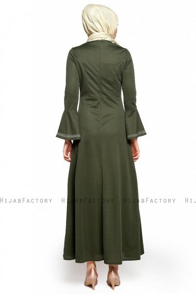 Deste - Khaki Kleid - Miss Halima