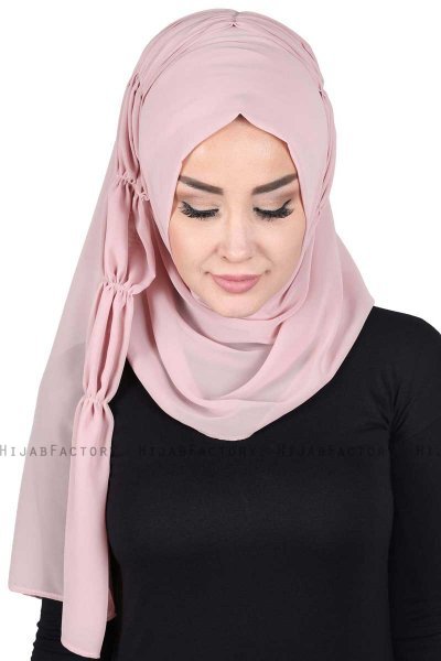 Disa - Altrosa Praktisch Chiffon Hijab