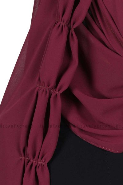 Disa - Pflaume Praktisch Chiffon Hijab