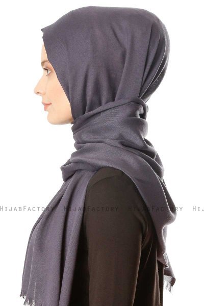 Ece - Anthrazit Pashmina Hijab