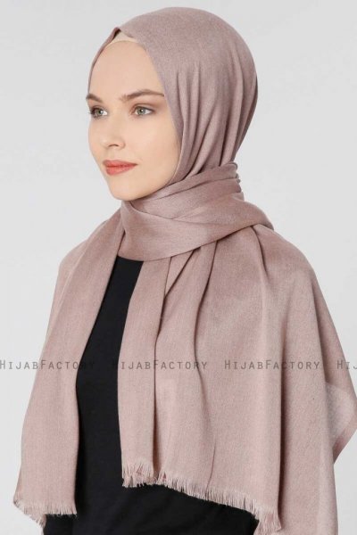 Ece Ljusbrun Pashmina Hijab Sjal Halsduk 400039b