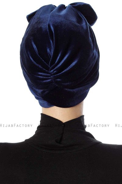 Ekin - Navy Blau Turban