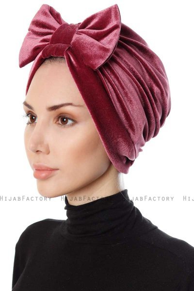 Ekin - Dunkelrosa Turban