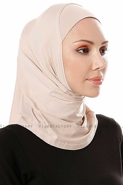 Elif - Helltaupe Sport Hijab - Ecardin
