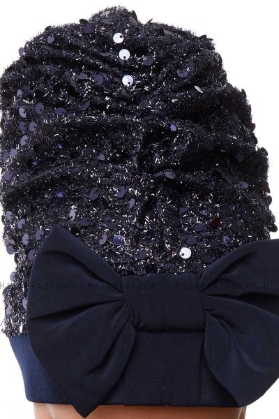 Enfleda - Navy Blau Turban