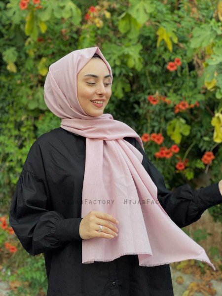 Ermina - Altrosa Baumwolle Hijab - Mirach