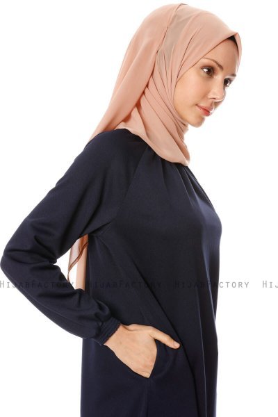 Esra - Navy Blau Kleid - Miss Halima