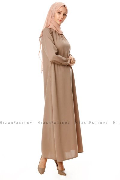Esra - Taupe Kleid - Miss Halima