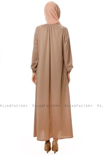 Esra - Taupe Kleid - Miss Halima