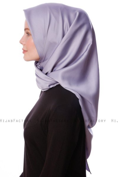 Eylul - Grau Platz Rayon Hijab