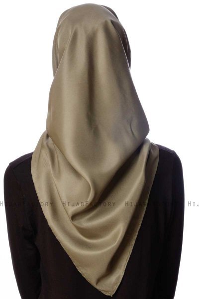Eylul - Khaki Platz Rayon Hijab