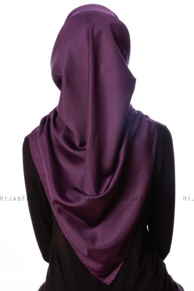 Eylul - Pflaume Platz Rayon Hijab