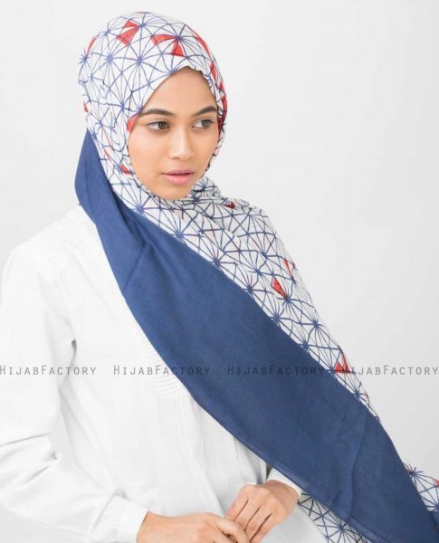 Geo Delight Viscose Hijab - Silk Route 5A407c