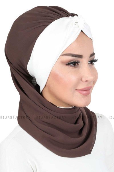 Gill - Braun & Creme Praktisch Hijab