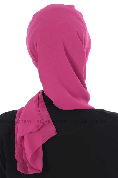 Gill - Fuchsie & Fuchsie Praktisch Hijab